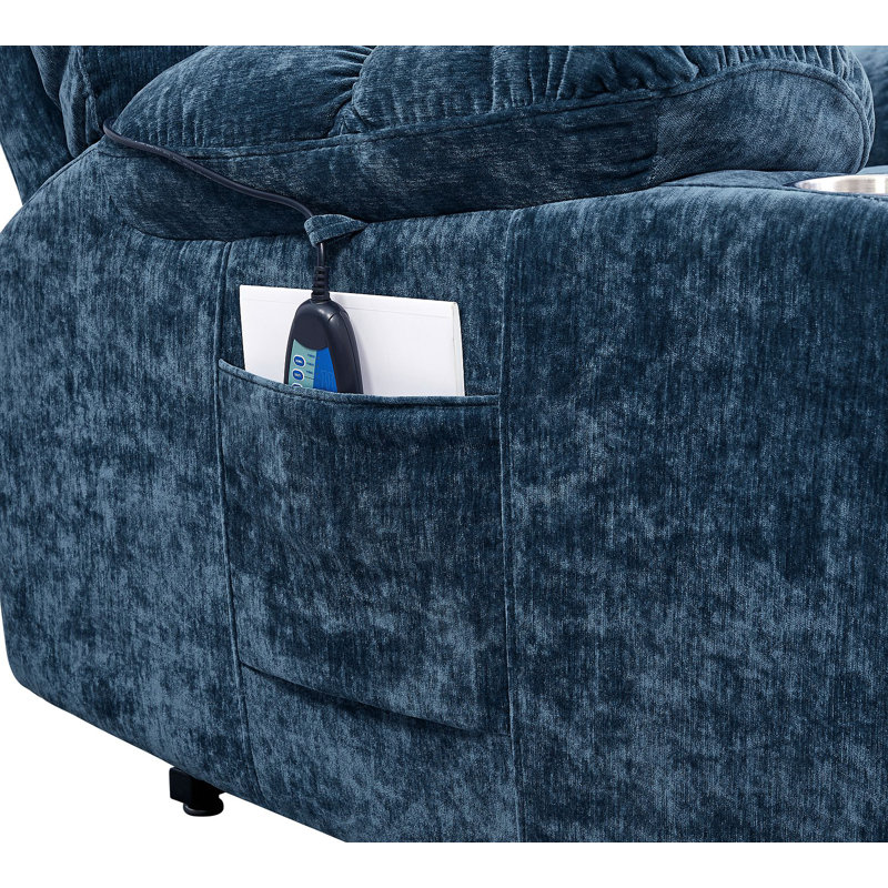 Fauteuil inclinable électrique Liyasi Dual OKIN, Bleu