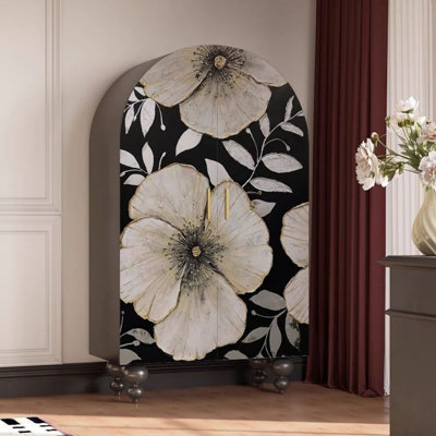 Armoire moderne à fleurs