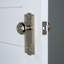 Grandeur Parthenon Plate Passage with Parthenon Door Knob-1213887502-1213887504