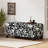 Storage Bench with Floral Patterned Fabric