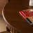 Brown Round Solid Wood Dining table-330137128