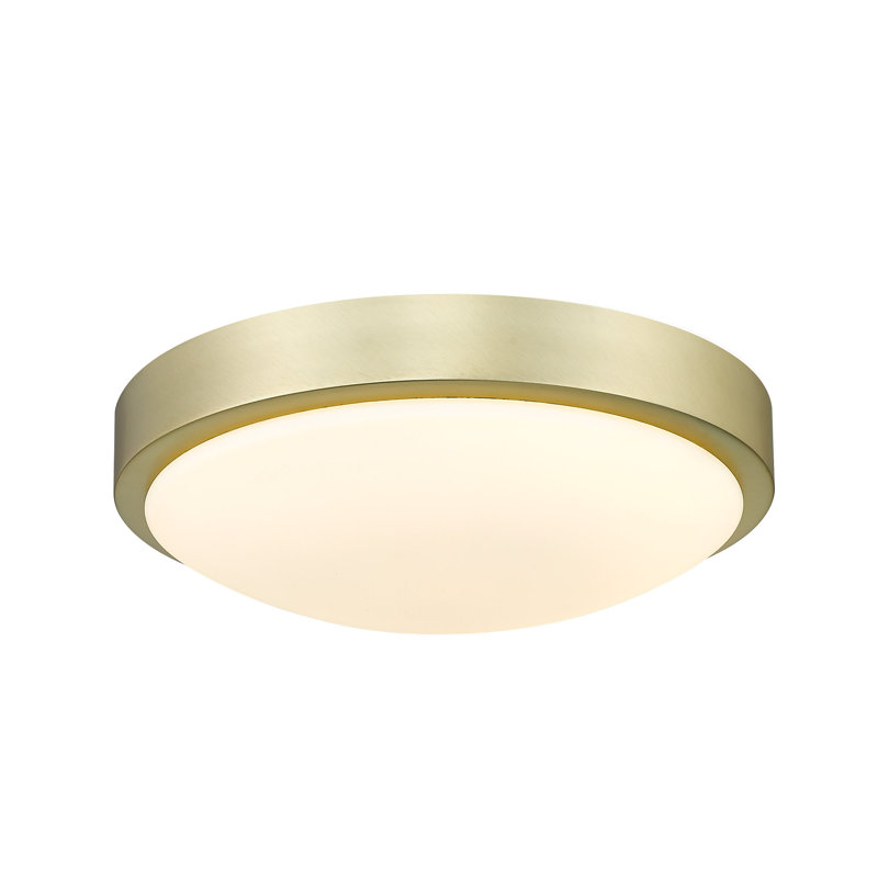 Plafonnier encastré 1 lumière Mila, Bronze brossé