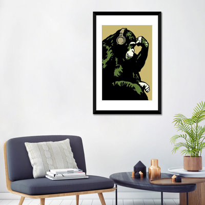 «Monkey Thinker Army», reproduction d'impression sur toile