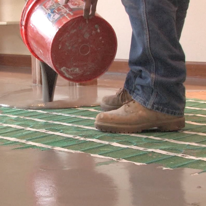 TempZone Electric Floor Heating Flex Roll for Tile, Stone, Hardwood and Luxury Vinyl Tile Floor, 3' W x 3' L, 120 V