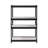4 Tier Rectangular Bookcase with Adjustable Shelves