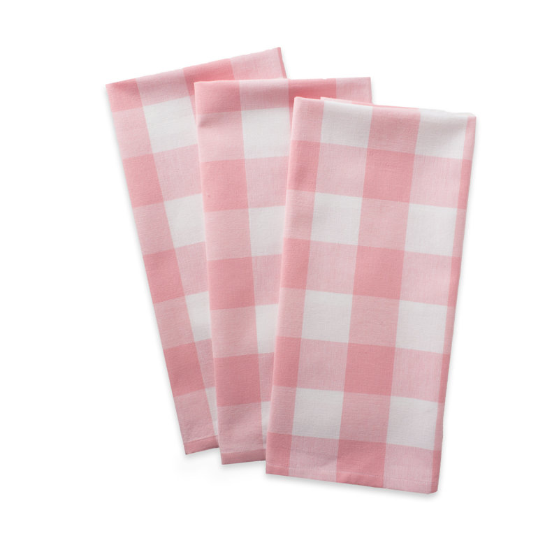 Torchon Wolsingham, Rose et blanc