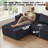 Boneless 105'' Corduroy Sectional Sofa with 3 Seater Boneless Couch with Deep Seat, No Assembly Required Sofa-1149410230