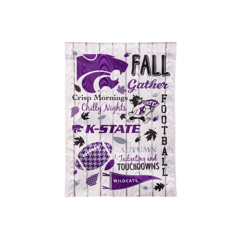 Double face 18 H x 12,5 l, NCAA Kansas State