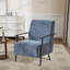 Fauteuil d'appoint rembourré avec structure en métal-1341501087