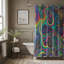 Trippy Scenes - Rideau de douche Premium-1838667984