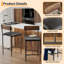 Counter Stool with Metal Frame-1274127151