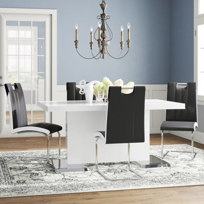  Stallings 5 Piece Modern Rectangular Dining Set 