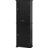 Bathroom Storage Cabinet In Black With Adjustable Shelf And Side Bottom Drawer Tall Top Inner