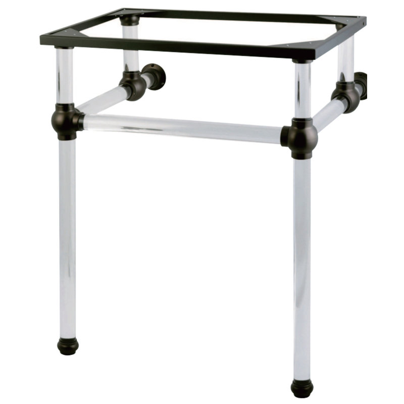 Kingston Brass Templeton Acrylic Console Sink Legs, Oil Rubbed Bronze