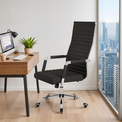 High Back PU Leather Conference Chair