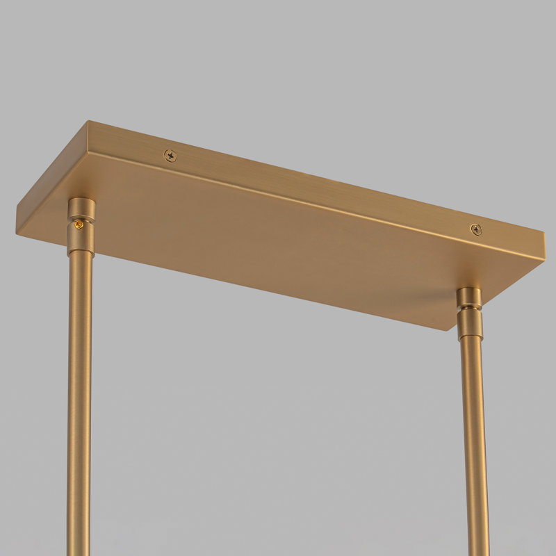 18 - Light Dimmable Sputnik Linear Chandelier