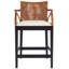 Tabouret de comptoir rembourré Caedon Gianni-1806744776