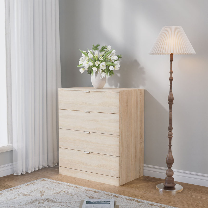 Chest Of 4 Drawers Cd401, Sonoma Oak