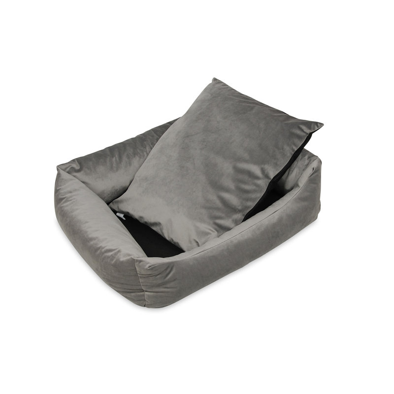Stetson Pet Bed, 22cm H x 92cm W x 71cm D, Grey, Extra Large