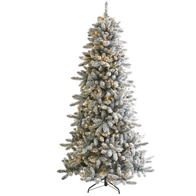 Lighted Artificial Fir Christmas Tree