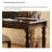 Traditional Wood Writing Desk with Turned Legs-432825451