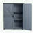 Outdoor Tool Shed with shelf and double doors-120539391-120539392