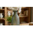 Modern Ribbed Textured Glass Vase with Lid for Home Decor - Elongated Silhouette Tall Flower Vase Design Accent for Living Room Table Display - Green-556957202-551813767