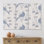 «Vintage Blue Farmhouse Flower II», reproduction d'art sur toile traditionnelle
