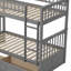 Gammons Kids Twin Over Twin Bunk Bed-1918818487