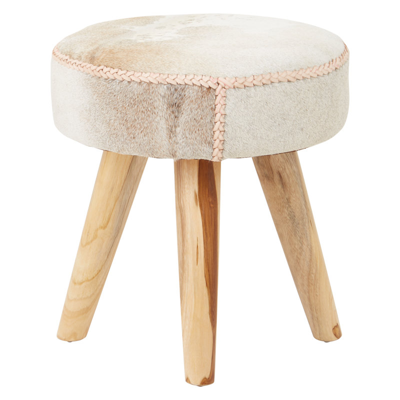 Delarosa Solid Wood Accent Stool