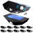 Solar Fence Lights 12 Pack, Motion Sensor Outdoor Light with 3-Sided Lighting, 50 Lumens Solar Lights Outdoor Waterproof with 6000K/3000K Mode for Fence/Deck/Patio/Pool