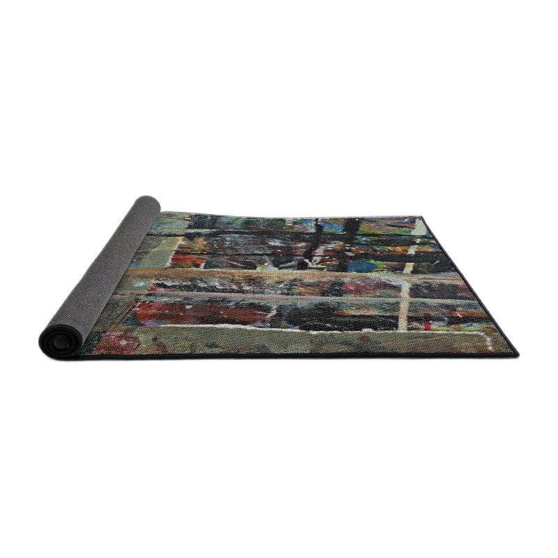 Tapis brun Harri, Rond 7 pi