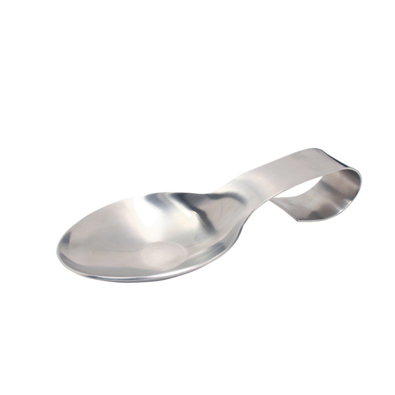 Stainless Steel Oval Spoon Rest