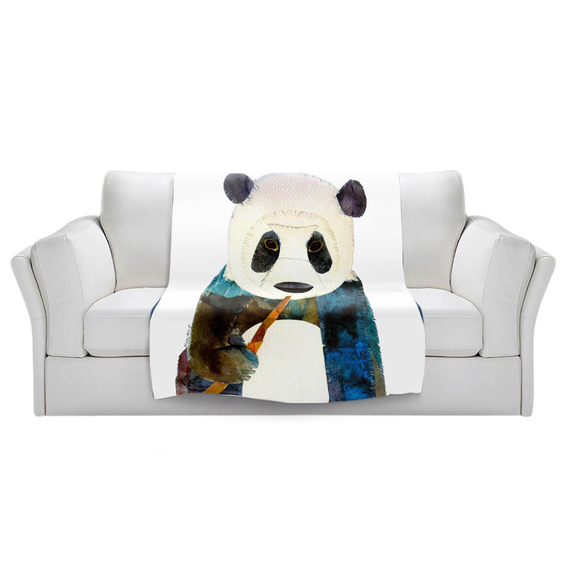 Couverture panda , 68 po x 80 po