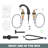 Aleasha Widespread Bathroom Sink Faucet, 3 Hole Faucet With Pop-Up Drain-93138747