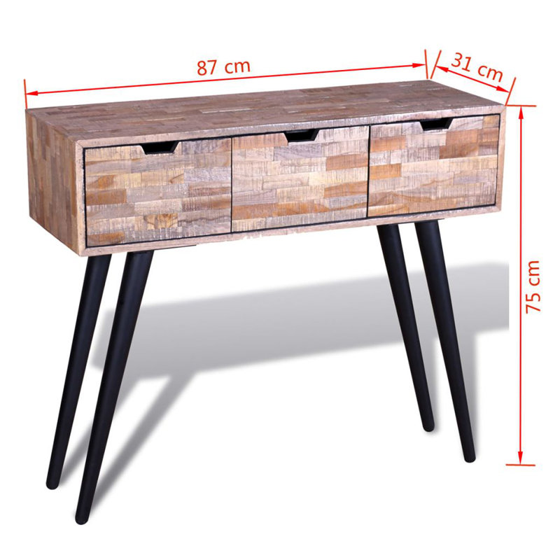 Aaron 87cm Console Table