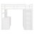 Loft Bed with Drawers,Desk,and Wardrobe-141714797