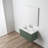 Lovold 36" Floating Bathroom Vanity with Acrylic Sink – Wall-Mounted Wood Cabinet with Fluted Front, Soft-Close Drawers & Modern Design-768500953