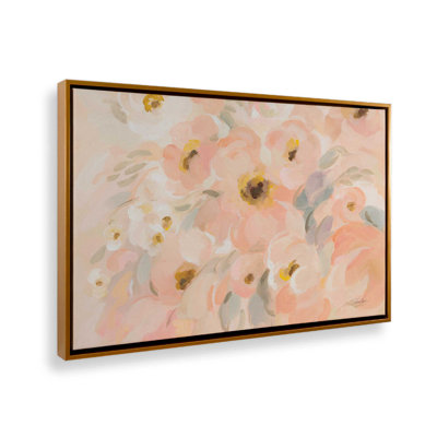«Blush Blooms», reproduction sur toile
