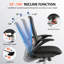Ergonomic Breathable Mesh Office Chair With Armrests And Lumbar Support-299547049