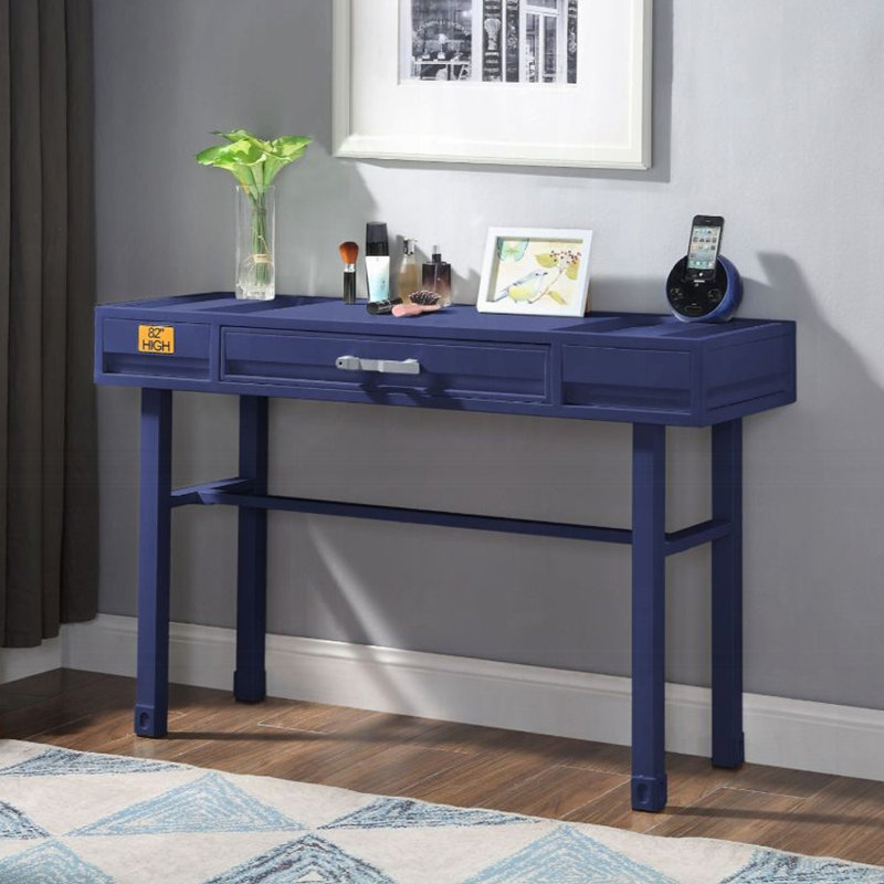 BUREAU VANITY 47,4 "W, Bleu