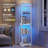 65'' H Clear Display Cabinet with Human Body Sensing Intelligent LED Light-1422081249