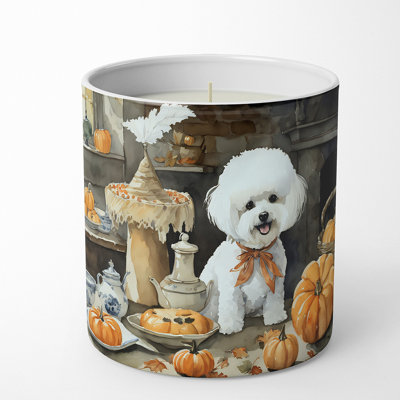Caroline's Treasures Pumpkin Pie Scented Tumbler Candle With Ceramic Holder In Multi Color;multi Color