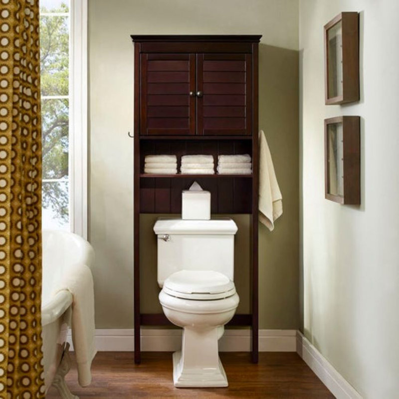Crenshaw Over The Toilet Storage, Espresso