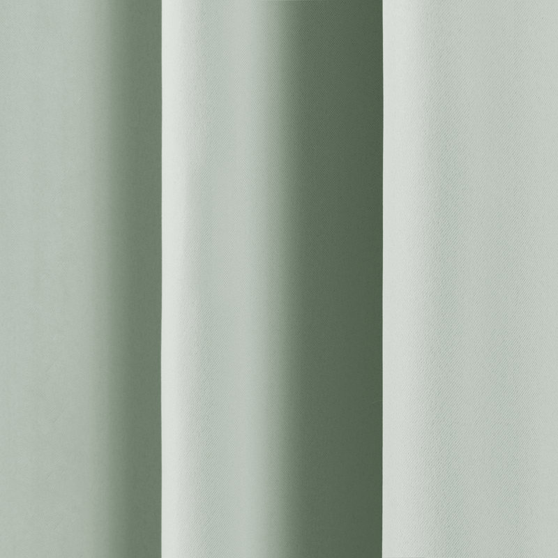Schaeffer Blackout Sliding Panel Pair, 52" W x 108" L, Seagreen