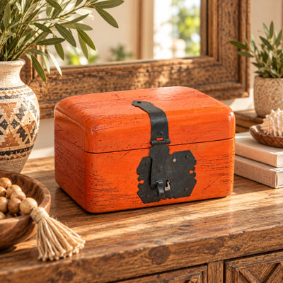 Solid Wood Accent Trunk