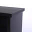 Armoire de rangement Arthelia, armoire de salle de bain autoportante en bois avec 2 tiroirs, armoire de rangement latérale avec tablette réglable pour salle de bain, salon, cuisine, salle d'étude, noir-69178205