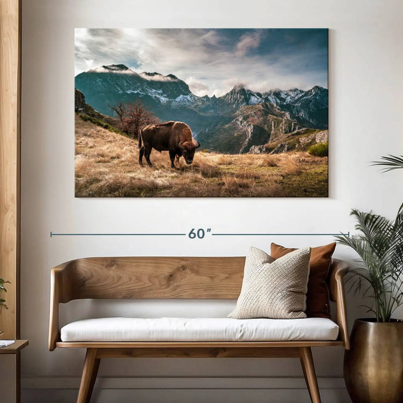Brampt Bison By The Mountains