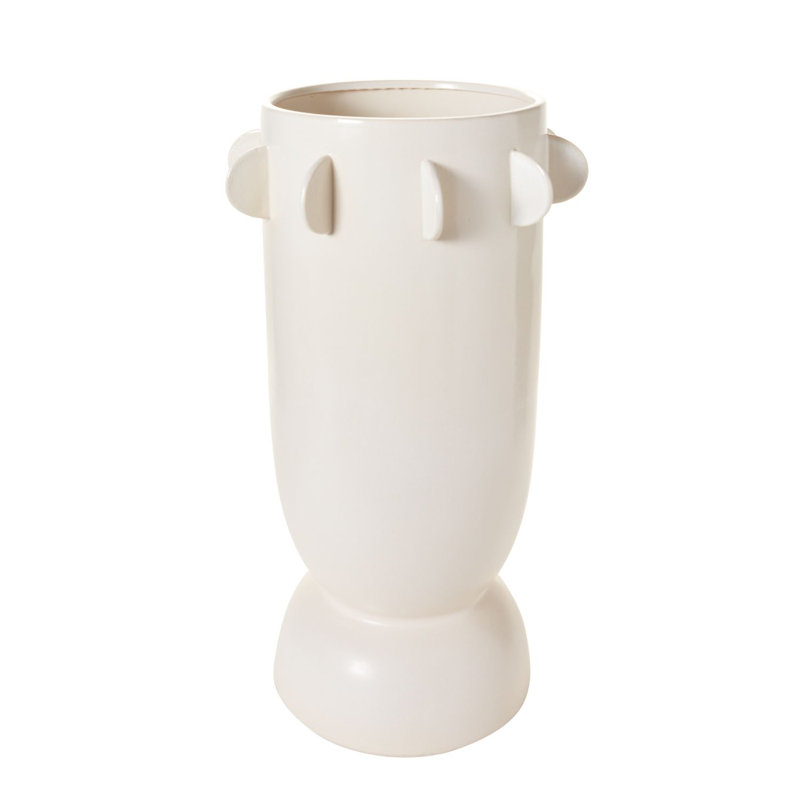 Vase de plancher en céramique Archbold, H 30,5 po x l 20 po x P 20 po