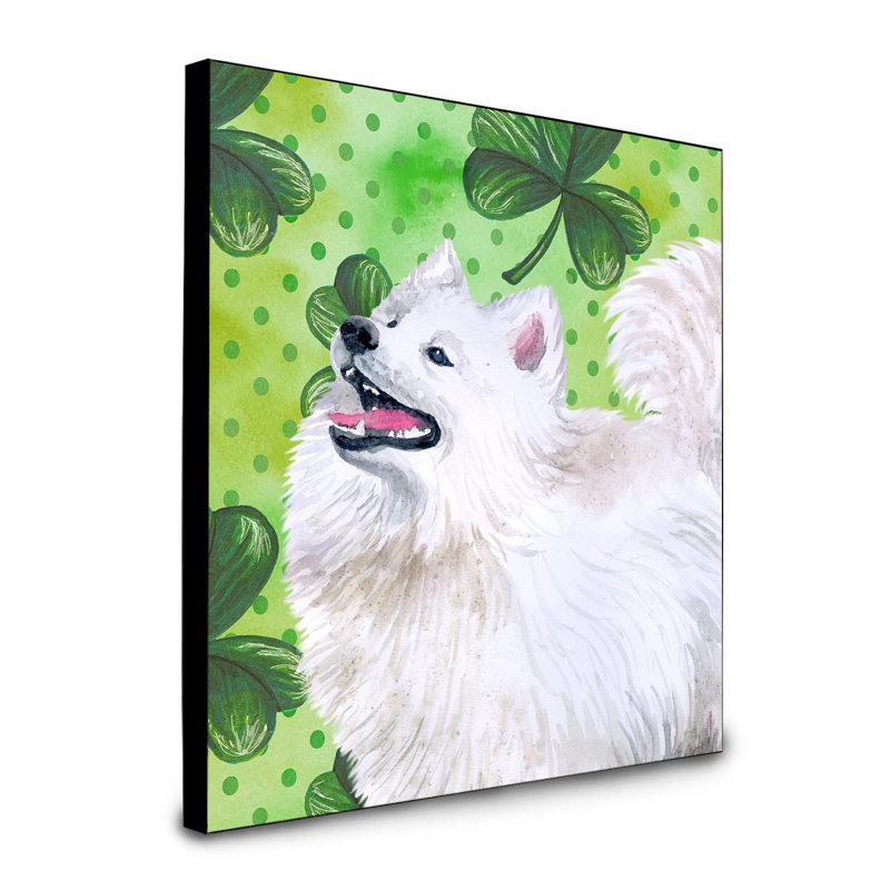 Ibiza Animals Artwork Wall Panel, Samoyed